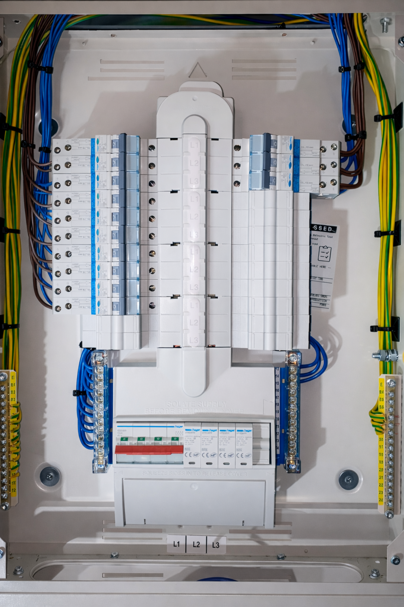 Commercial distribution board installation